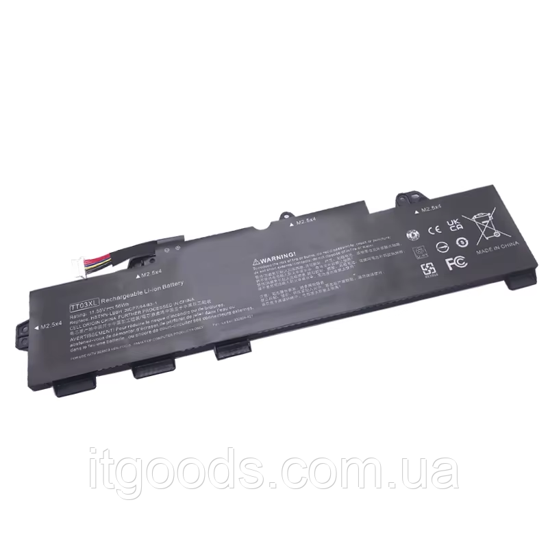 Батарея для ноутбука HP TT03XL 11.55V 56Wh EliteBook 850 G5 G6 ZBook 15U HSTNN-UB7T HSTNN-LB8H DB8K 932824-2C1