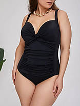 Купальник 2025 слитный    Fuba 23088 Эмилия черный(В НАЛИЧИИ ТОЛЬКО   48 50 52 54 56 УКР р-ры), фото 2