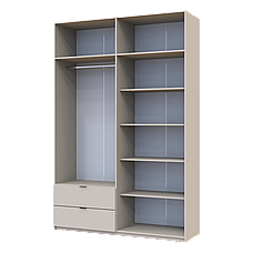 Розпашна шафа для одягу Doros Лукас Кашемір 180х50х240 (80737729), фото 3