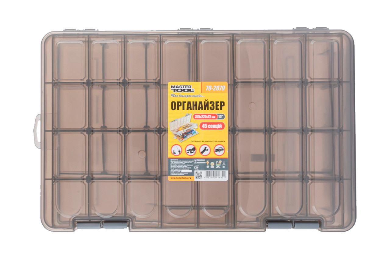 Органайзер двухсторонний Mastertool 15" x 375 х 225 х 72мм, фото 1