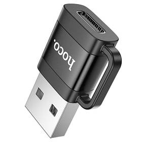 Перехідник адаптер HOCO UA31D USB2.0 — Type-C Black