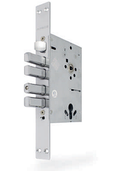 Замок врізний  основний APECS Т 05 міжвісь 85 мм бексет 60мм