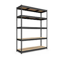 Стелаж Титан КМ 2160х1400х500 Меткас, 300 кг/полицю, 5 полиць, МДФ, пофарбований, металевий