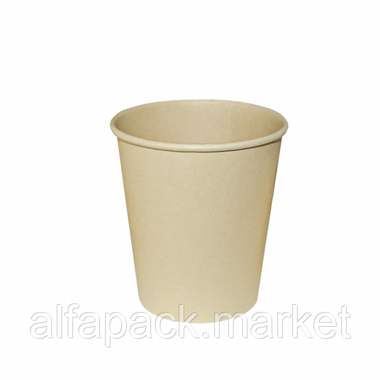 Стакан паперовий 110 мл бамбуковий (50шт/пак/1000) 062400013