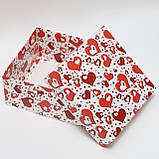 Коробка під подарунки з картону "Серце" 195*195*97, фото 2