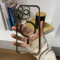 Чехол на Айфон 16 Про Макс силиконовый Злотий / MagSafe case for iPhone 16 Pro Max Gold