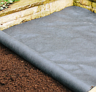 Геотекстиль  чорний 1.6 х 25 м 150 г/м2   ,голкопробивний геотекстиль, фото 2
