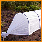 Парник 4 м 42 г/м2 "Парник для рослин" для розсади овочів, дачна розбірна теплиця з спанбонду, фото 7