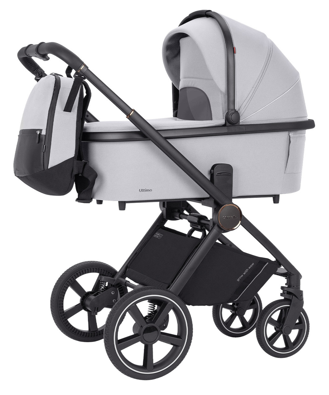 Універсальна коляска 3в1 CARRELLO Ultimo CRL-6519 Arctic Grey Світло-сіра