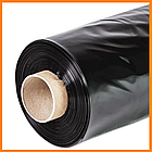 Плівка 120 мкм 6*50 м чорна поліетиленова для мульчування та будівництва, фото 2