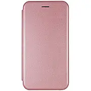 Чохол книжка Xiaomi Redmi 9A еко-шкіра Premium Case для смартфона Рожеве золото