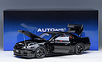 Колекційна модель авто Nissan Skyline GT-R (R34) Nismo Z-tune 2005 black 1:18 AUTOart