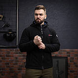 Куртка флісова чоловіча Grifon Осло двохсторонній фліс чорний (M-ХXL), фото 9