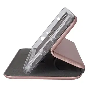Чохол книжка Xiaomi Redmi 9і еко-шкіра Premium Case для смартфона Рожеве золото, фото 3