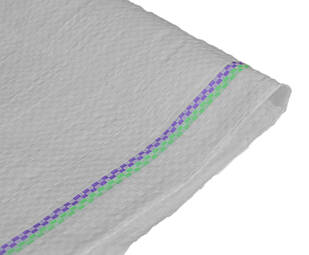 Мішок  білий поліпропиленовий з червоною смугою для зерна,105 х 55 см