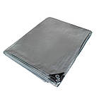 Тент 210 г/м² 5×5 м "PLANDEKA" — посилений тарпаулін для захисту від вітру, дощу та сонця, фото 2