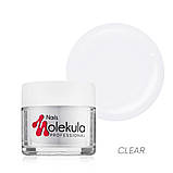Гель для нігтів моделювальний Professional Gel Nails Molekula No01 Clear (прозорий), 50 мл, фото 3