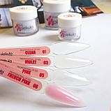 Гель для нігтів моделювальний Professional Gel Nails Molekula No01 Clear (прозорий), 50 мл, фото 6