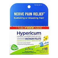 Boiron, Hypericum, засіб від нервового болю, гранули Meltaway, 30C, 3 пробірки, 80 гранул у кожній