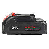 Літій-іонний акумулятор KRAFFTEC 24V 1500mAh для електроінструментів, фото 3