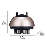 Гребінець для догляду за волоссям, масажний аплікатор для лікувальних олій 30мл LA-49, фото 6