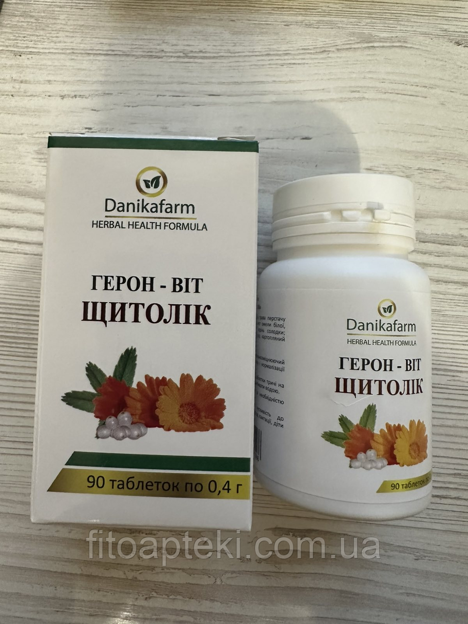 Герон-віт Щитолек (90 таблеток по 0,4 г)