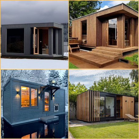 Лазня з панорамними вікнами