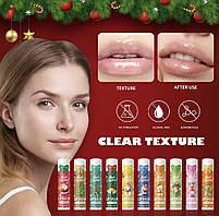 Зволожувальний бальзам для губ у новорічному дизайні