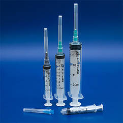 Шприц Луєр-Лок  5мл з голкою 0,7*40 Alexpharm (в уп.120шт.)