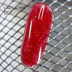 059 HOLIDAY and WINE builder GLITTER GEL Lady Arms 10гр.