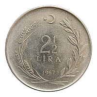 Туреччина 2½ ліри, 1967