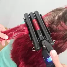 Плойка для локонів волосся Soulima 19389 Hair Waver 22 мм, фото 4
