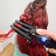 Плойка для локонів волосся Soulima 19389 Hair Waver 22 мм, фото 5