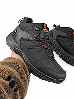 Чоловічі зимові черевики Columbia Boot Fur Black﻿, утеплені натуральним хутром, водонепроникні