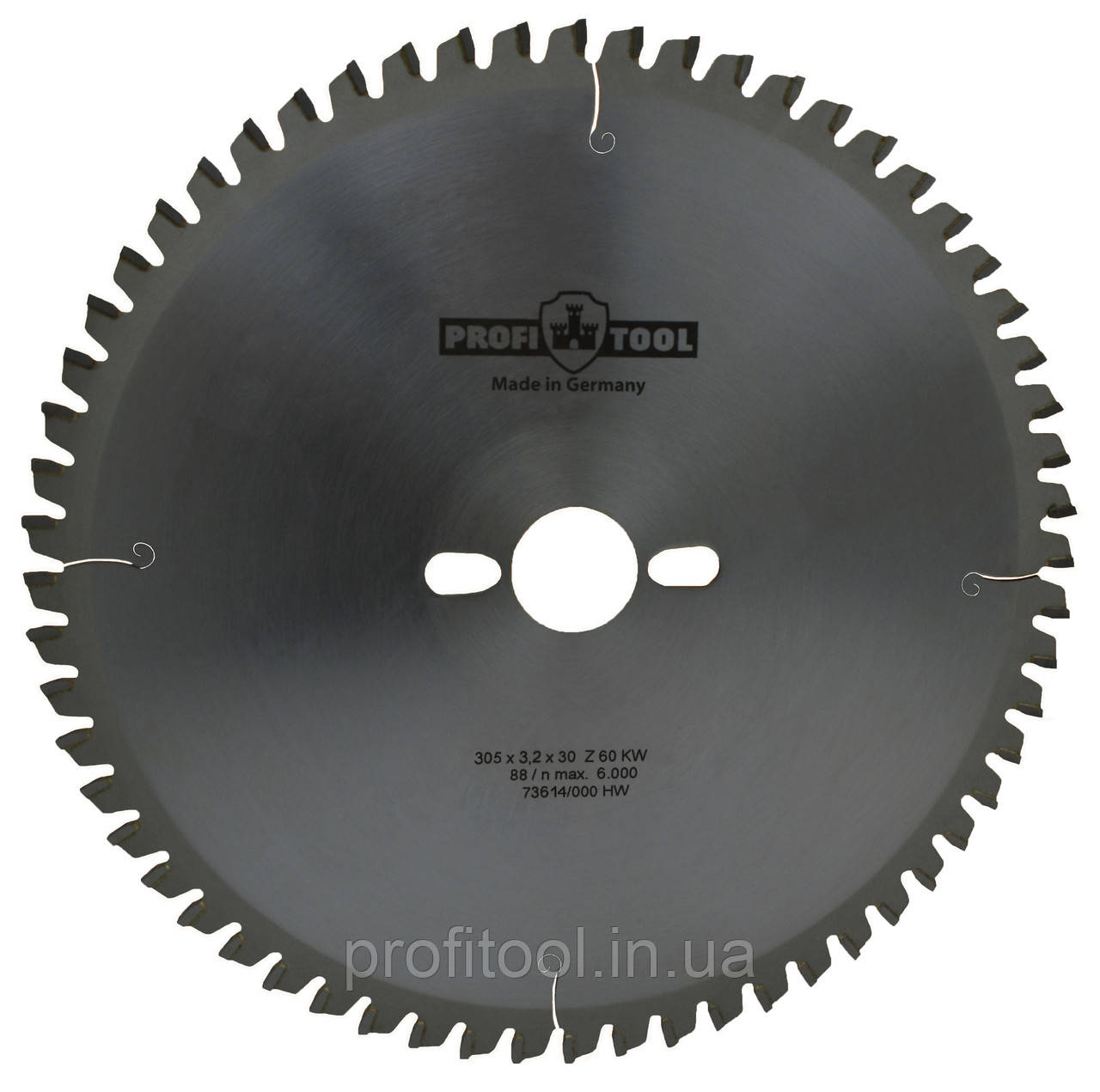 Диск пиляльний PROFITOOL - 305х3,2х2,2х30 мм Z=60, Wneg (ATBneg) (2130502)