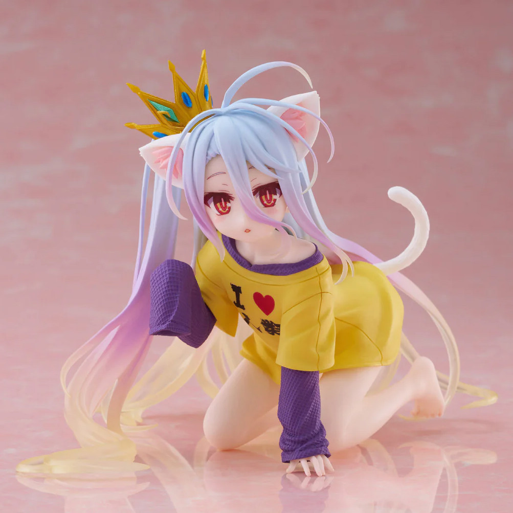 Фігурка Шіро - Без гри нема життя | Shiro - No Game No Life Cat Ear T-Shirt