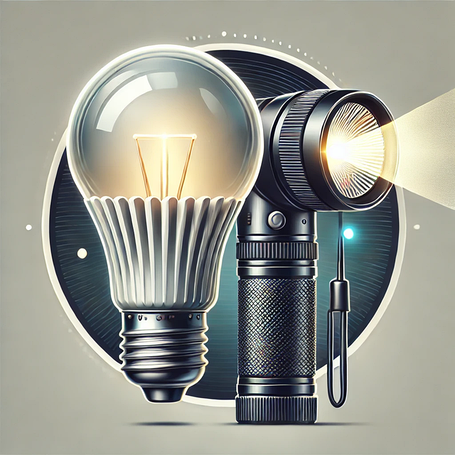 Світильники LED, ліхтарі