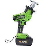 Акумуляторна шабельна пила Procraft PSS30 (без акб та зп) 20 В, 0-3000 об/хв, різ 200 мм, хід 15 мм, фото 6