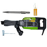 Безщітковий відбійний молоток Procraft PSH2600, 1200 Вт, 50 Дж, 1400 уд/хв, патрон HEX, кейс, фото 6