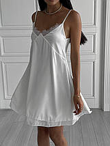 Шовкова сукня міні, фото 3