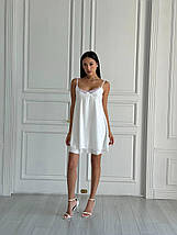 Шовкова сукня міні, фото 4