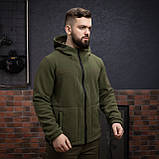 Куртка флісова чоловіча Grifon Осло двохсторонній фліс хакі (M-ХXL), фото 5