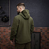 Куртка флісова чоловіча Grifon Осло двохсторонній фліс хакі (M-ХXL), фото 6