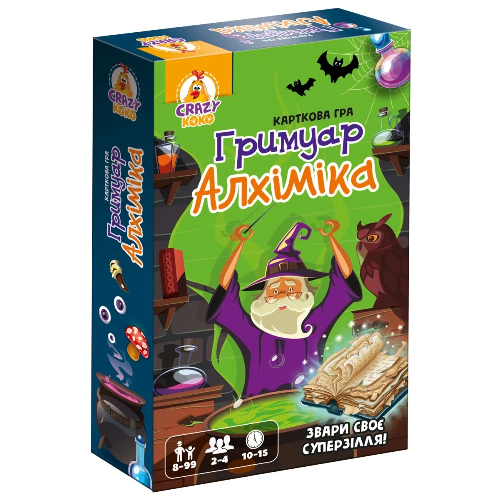 Гра настільна Vladi Toys розважальна. Гримуар Алхіміка. VT8077-08