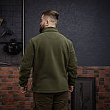 Куртка флісова чоловіча Grifon Осло двохсторонній фліс хакі (M-ХXL), фото 3
