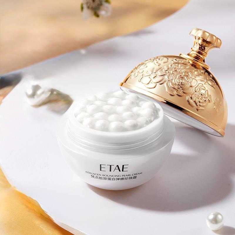 Зволожувальний денний крем з колагеном ЕТАЕ Collagen Bouncing Pearl Cream