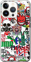 Чохол на iPhone 13 Pro Many different logos "4022u-2372-851"