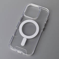 Прозорий силіконовий накладний Чохол iPhone 16 PRO чохол Space Case with MagSafe, фото 5