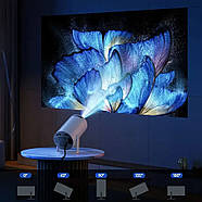 Мультимедійний проектор на Android 11 з Bluetooth та Wi-Fi 3326 Білий, фото 6