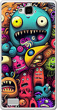 Чохол на Huawei Honor 3C Смішні монстри "5549u-307-851"